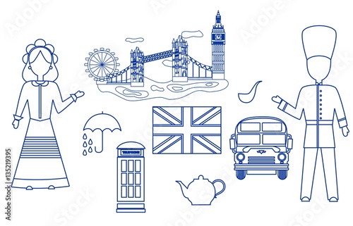 the UK set blue