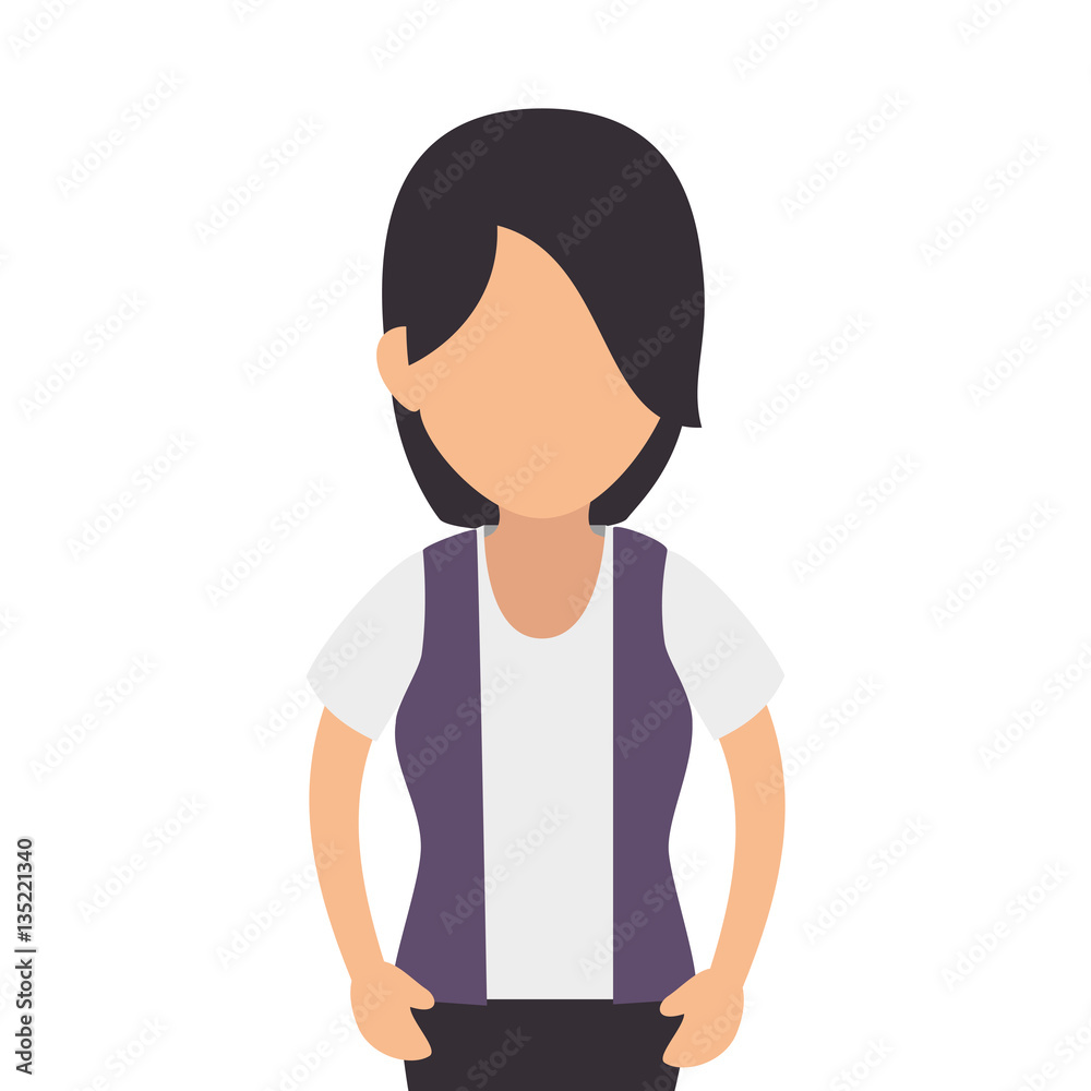 cute woman avatar casual vector illustration design cute woman avatar casual vector illustration design