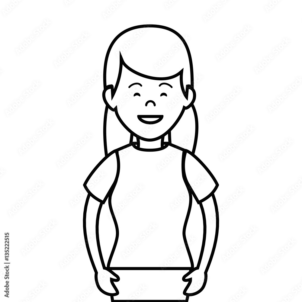 cute woman avatar casual vector illustration design cute woman avatar casual vector illustration design