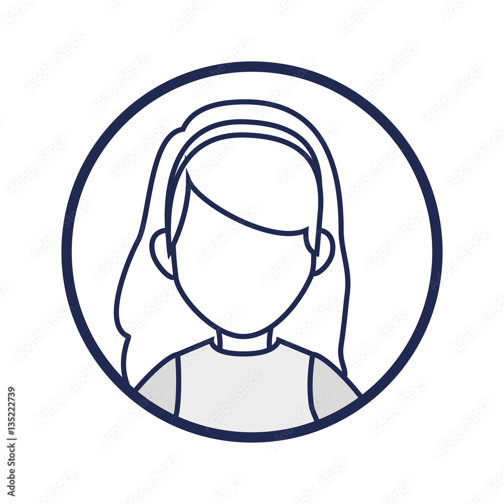 cute woman avatar casual vector illustration design cute woman avatar casual vector illustration design