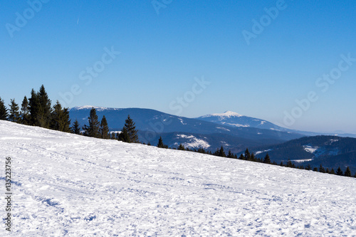 Zimowy krajobraz, Babia Góra, Pilsko