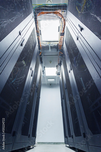 racks in the data center