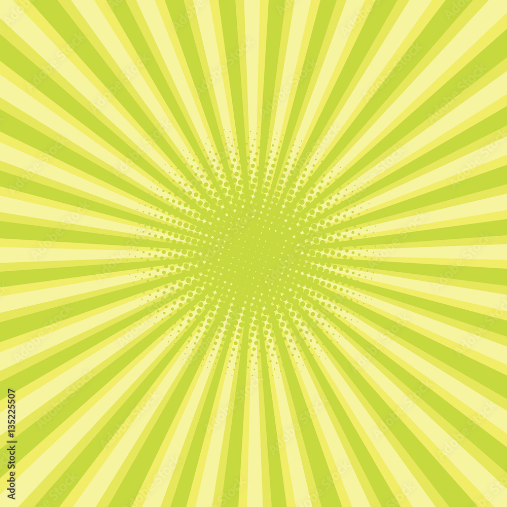 Fototapeta premium green colored back pop art style background