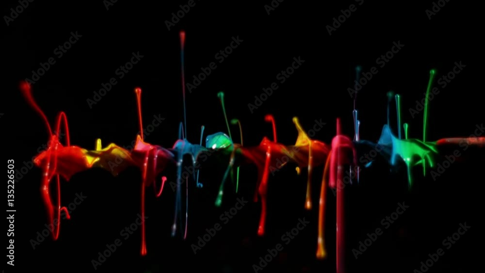 A rainbow swirl of colors spiraling and spinning towards camera