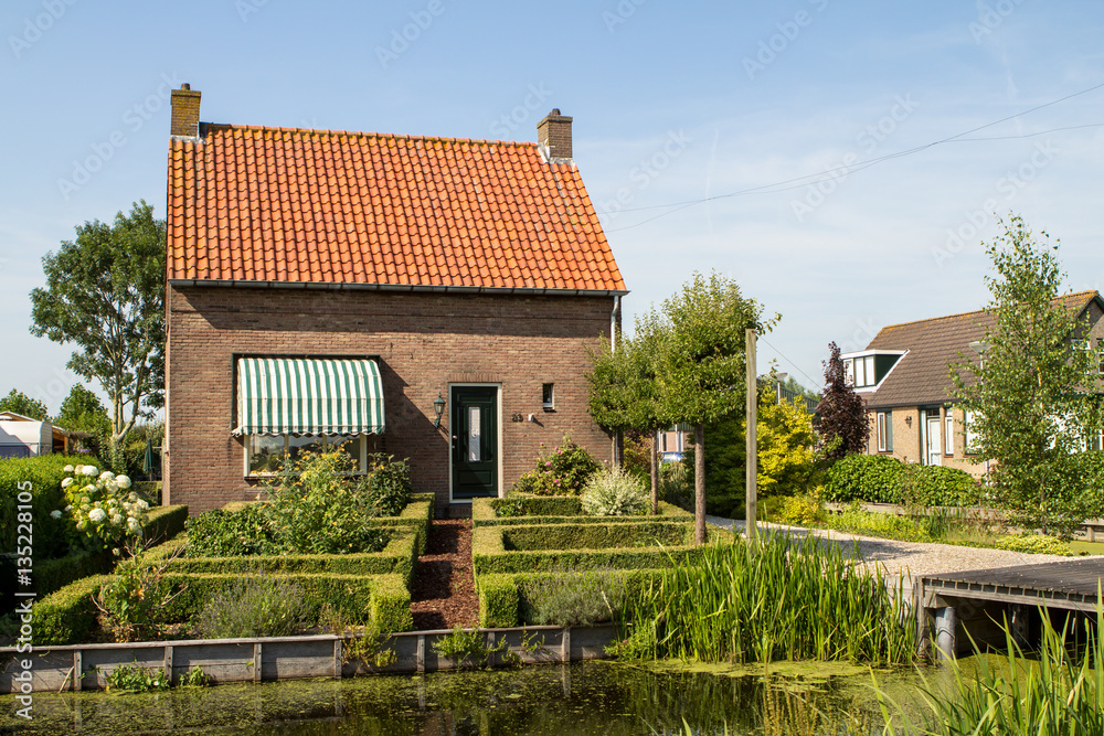 Traditional village house in Holland
