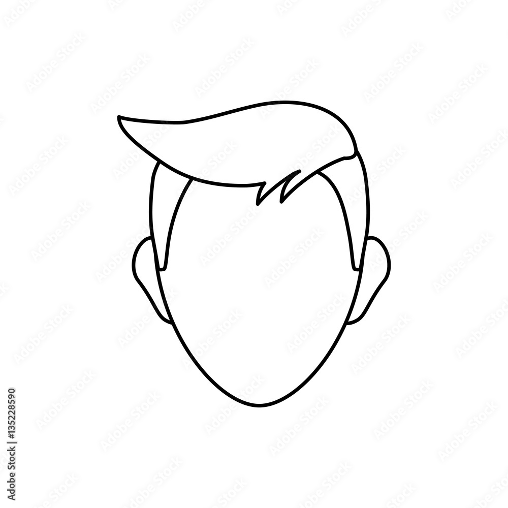Woman head icon vector illustration graphic design Woman head icon vector illustration graphic design