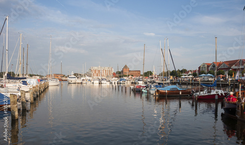 Sailing boats in the marina, baltic sea, germany
