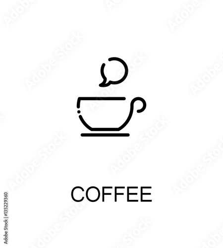 Coffe flat icon