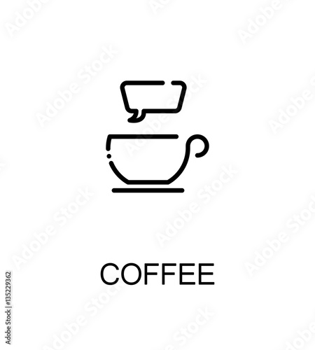 Coffe flat icon