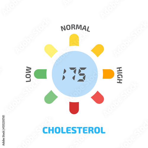 Cholesterol Meter vector