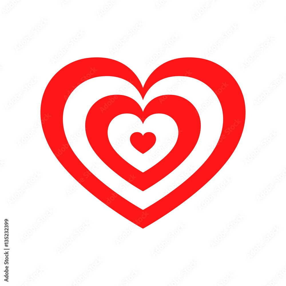 Heart for Valentine's day. Vector illustration. Heart for Valentine's day. Vector illustration.
