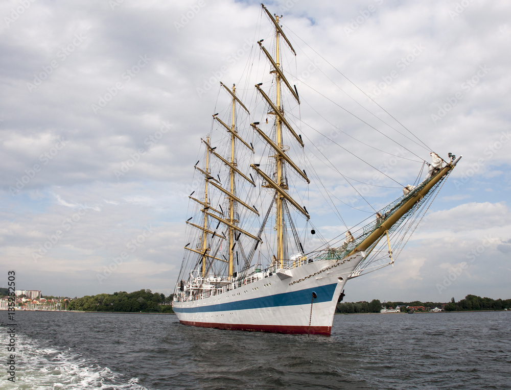 old Sailing ship in Baltic Sea