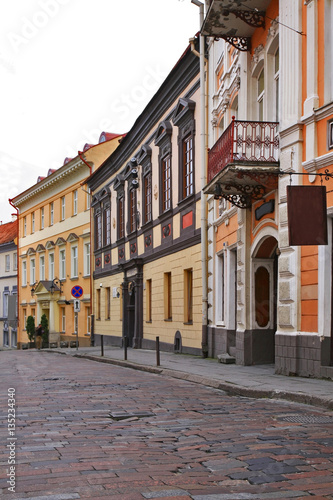 Old street in Vilnius. Lithuania