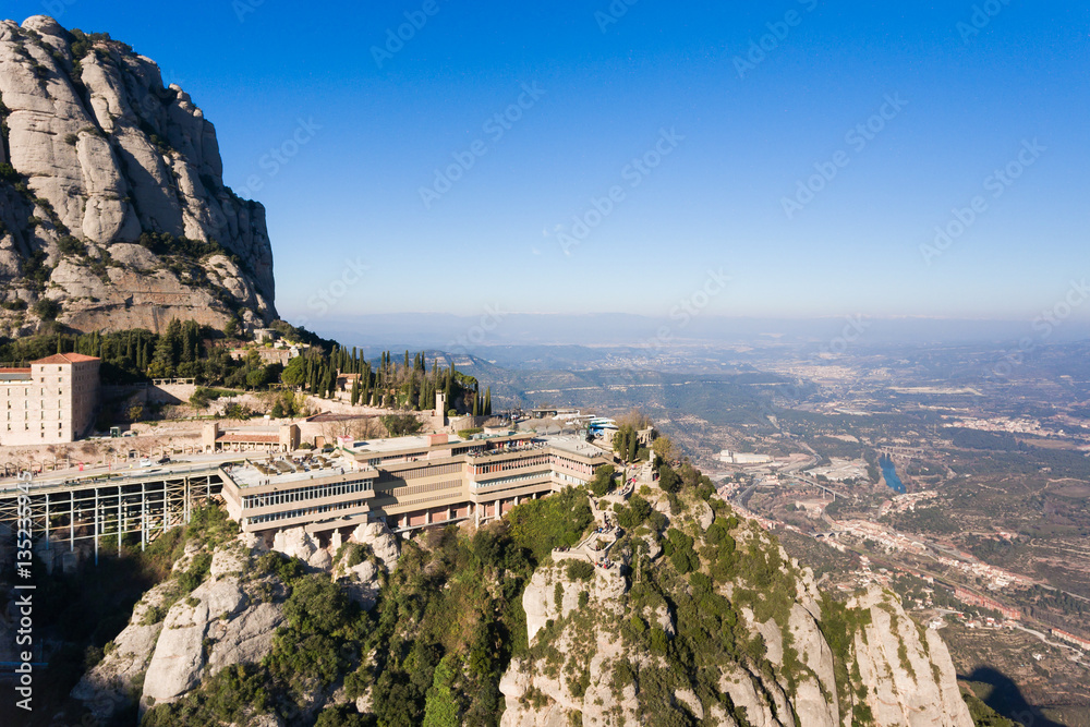 Montserrat Monastery in the mountains