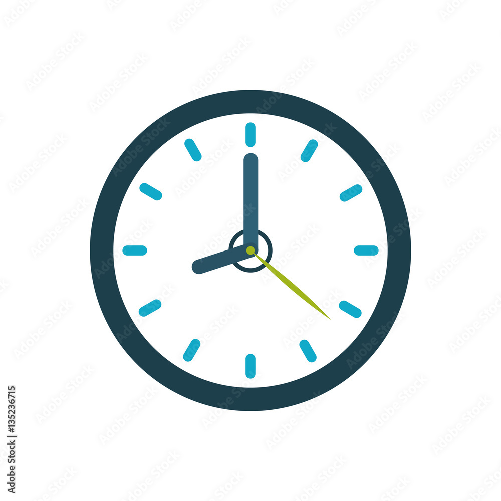 Isolated time clock icon vector illustration graphic design Isolated time clock icon vector illustration graphic design