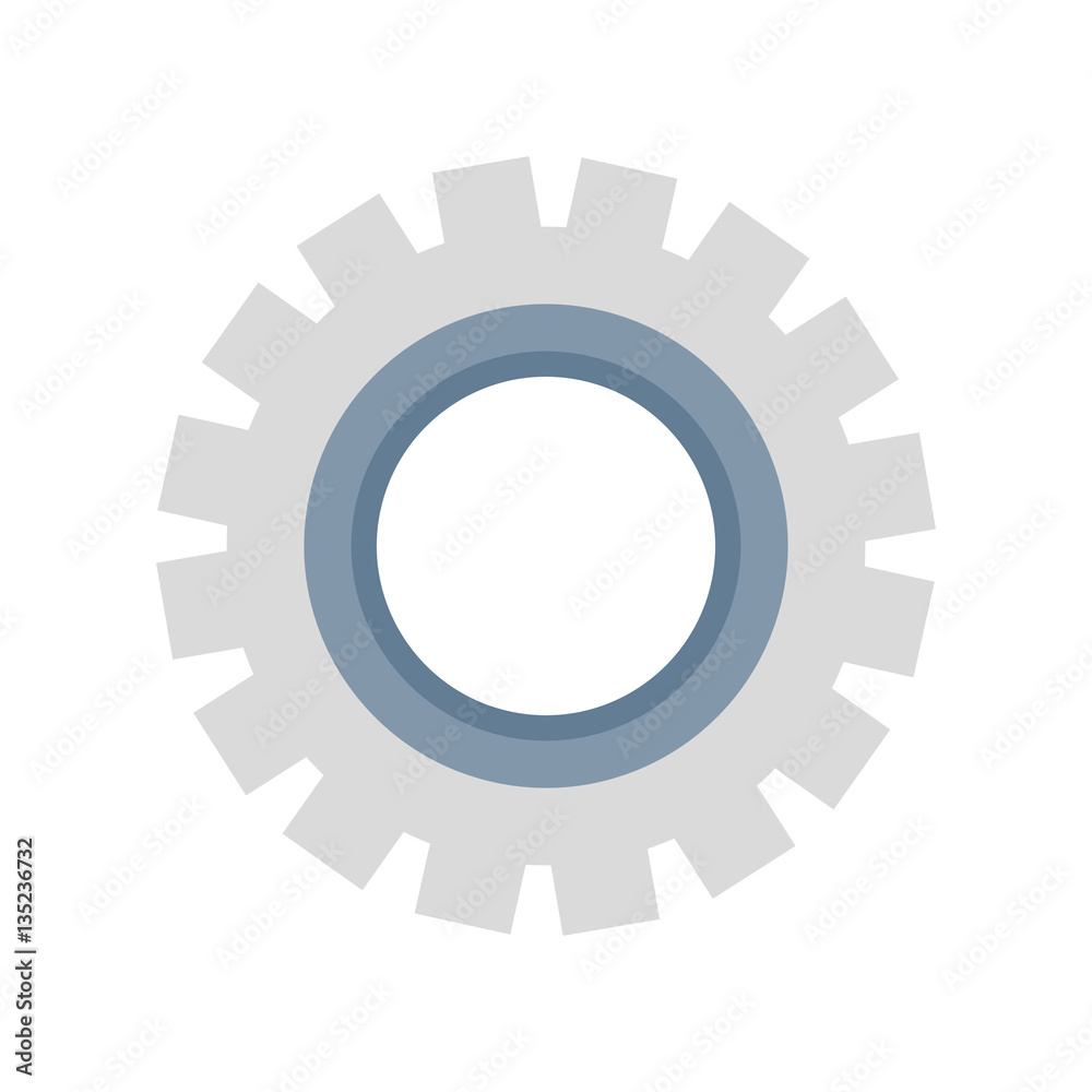 Gear machinery piece icon vector illustration graphic design Gear machinery piece icon vector illustration graphic design