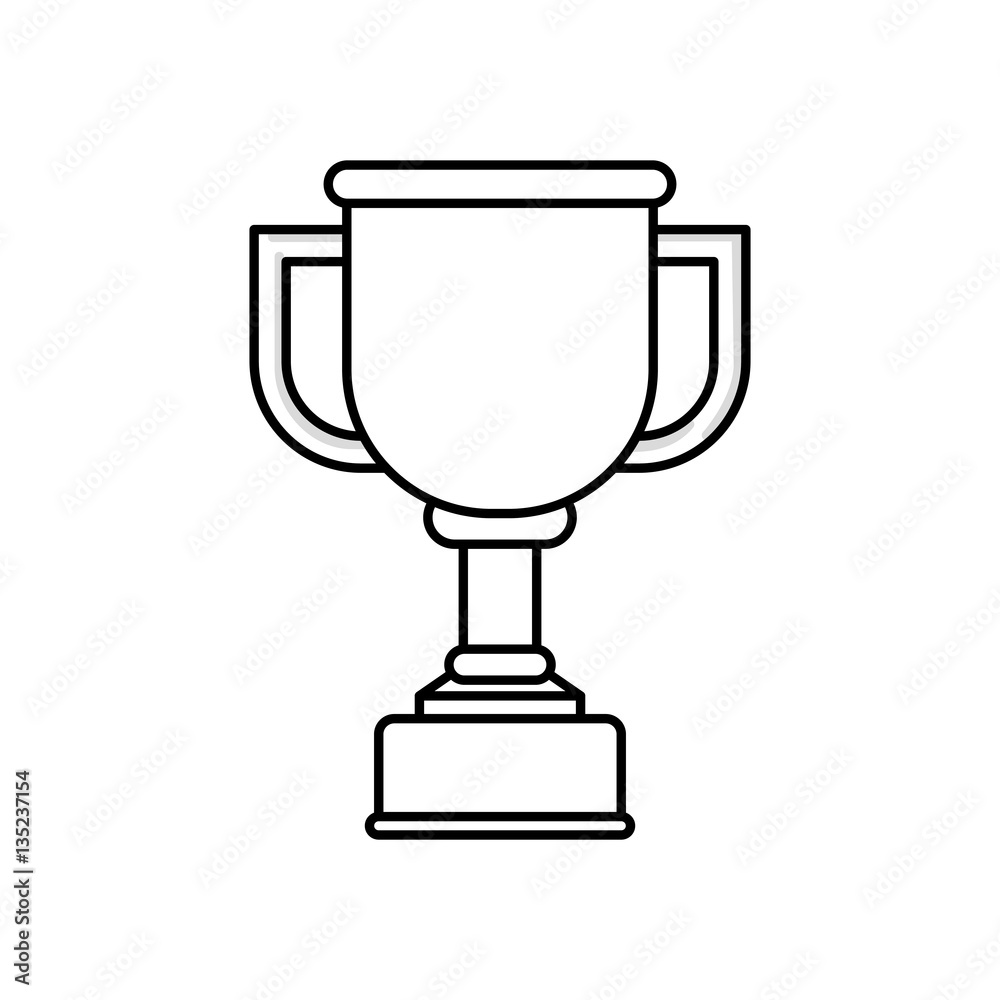 Cup trophy championship icon vector illustration graphic design Cup trophy championship icon vector illustration graphic design