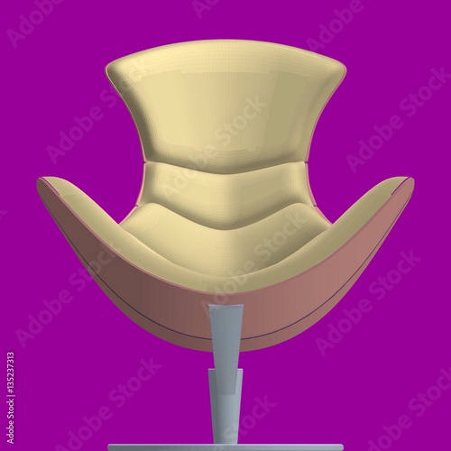 Modern Armchair Vector
