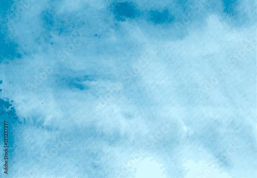 blur nature background. Watercolor