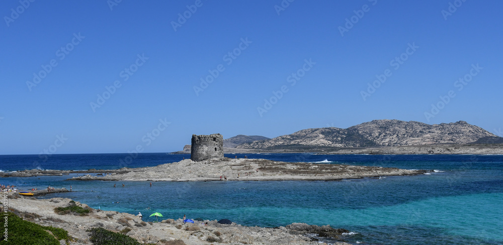 Asinara islands from La Pelosa beach