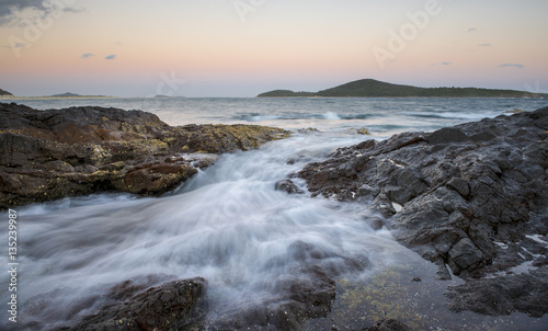 Beautiful beach in central coast australia