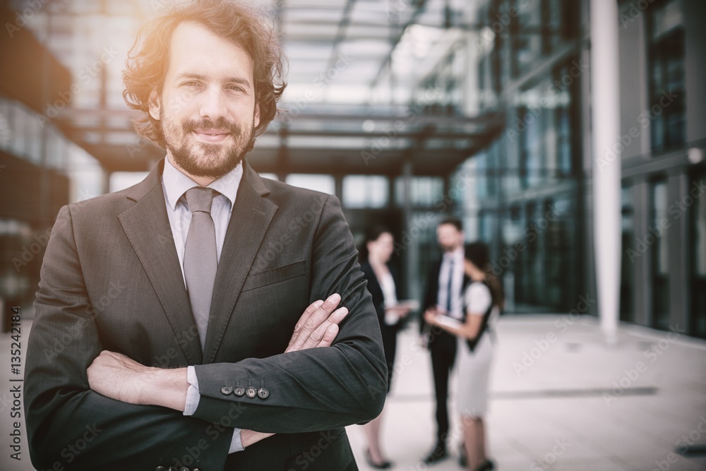 Portrait of confident businessman Portrait of confident businessman