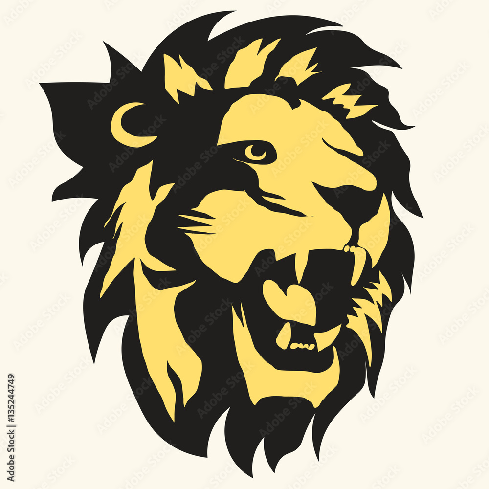 Lion logo. vector