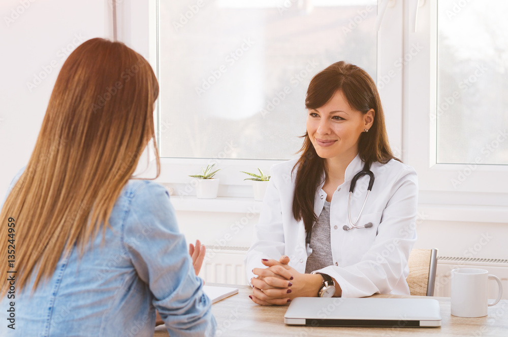 © bnenin - Healthcare and medical concept - doctor with patient in hospital