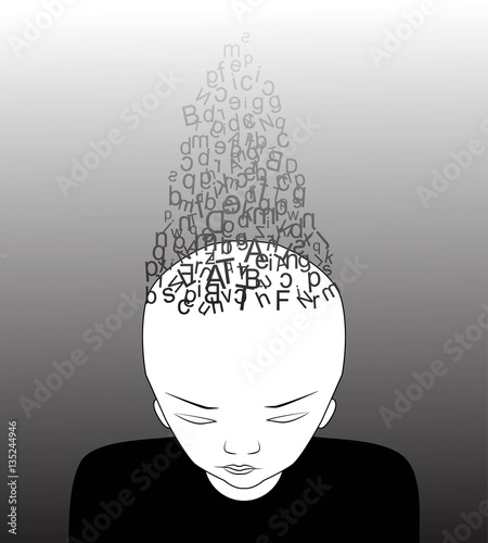 illustrazione simbolica di ragazzo che pensa