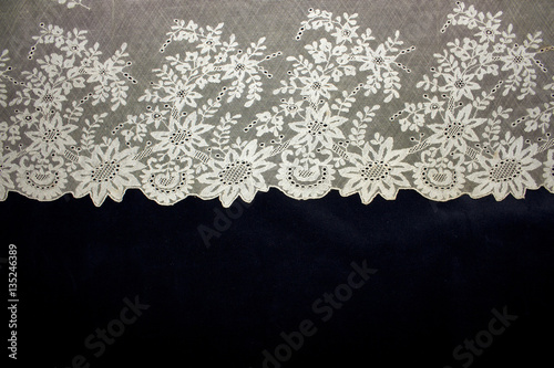 Fototapeta Vintage Edwardian and Victorian White Lace
