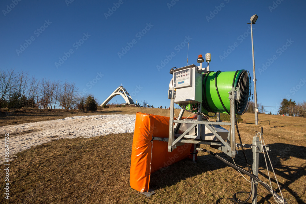 Obraz premium winterberg germany skiing resort winter sun