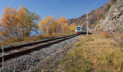 Autumn on the Circum-Baikal railroad
