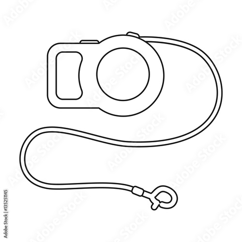 Pet lead icon of vector illustration for web and mobile