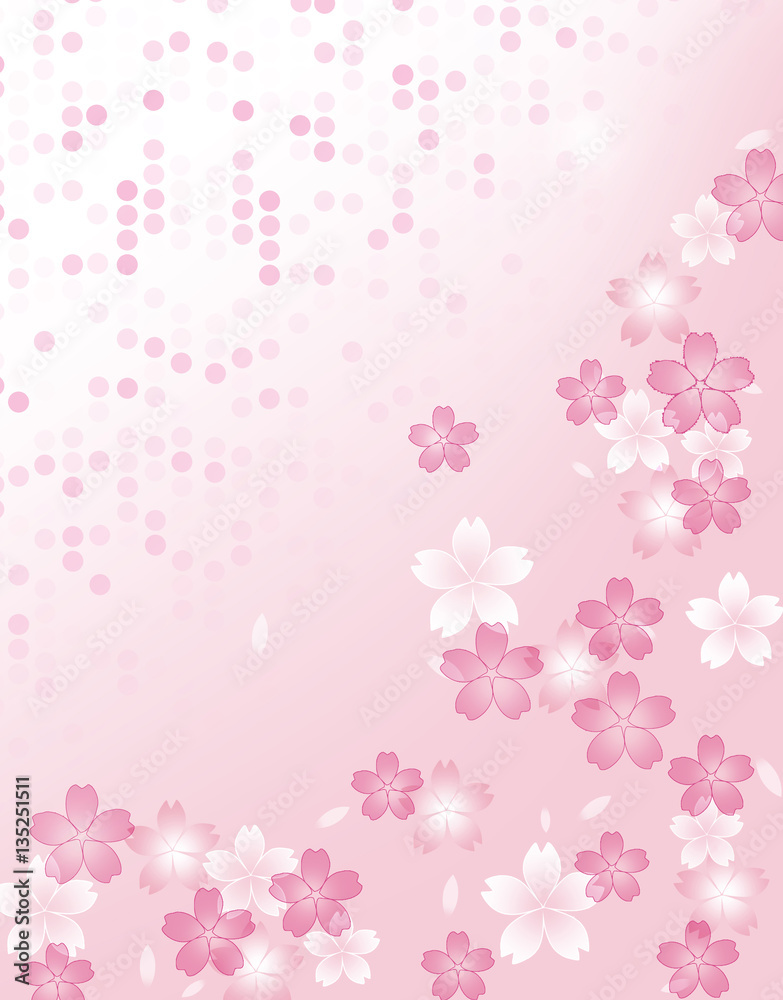桜　和柄　花見