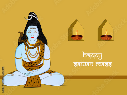 Sawan or Shivratri background