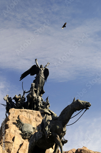 Canvas Print Cerro de la Gloria Mendoza Argentina Sudamérica