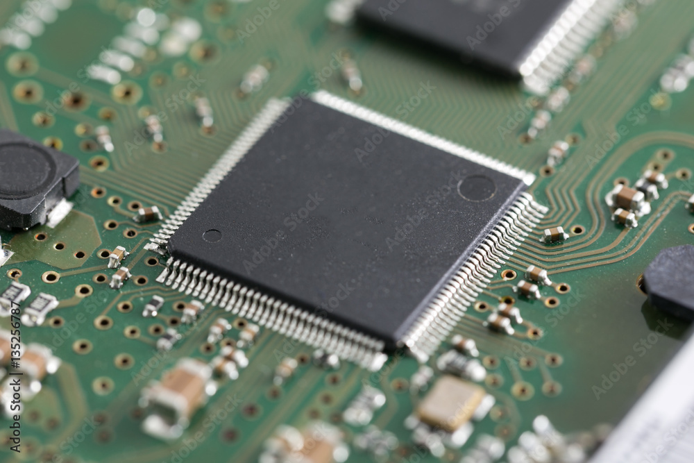 Close-up electronic circuit board. technology style concept. Close-up electronic circuit board. technology style concept.