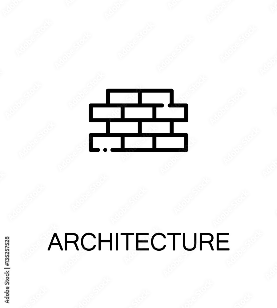 Architecture icon or logo for web design. Architecture icon or logo for web design.