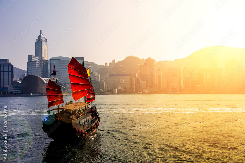 Fototapeta premium Hong Kong city scenes