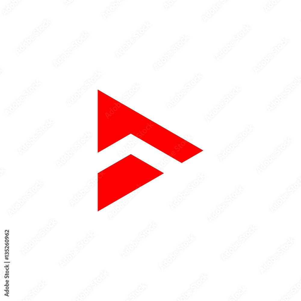 House Roof on Triangle Logo Vector House Roof on Triangle Logo Vector