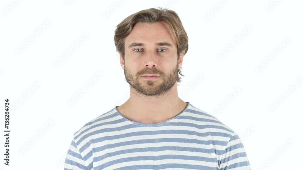 Portrait of Middle Aged Man with Beard Portrait of Middle Aged Man with Beard