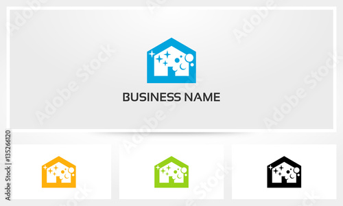 House Cleaning Sparkle Logo
