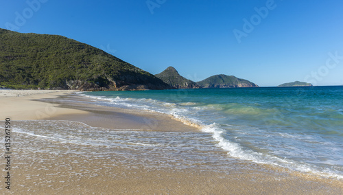 Beautiful beach in central coast australia
