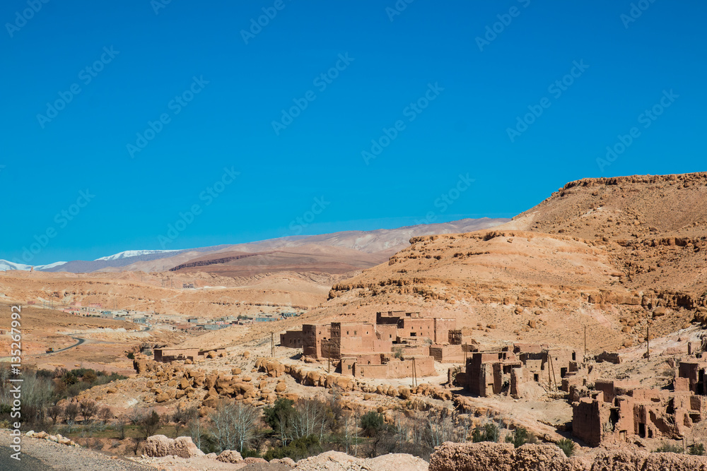 Traditional Berber town in Morocco Traditional Berber town in Morocco