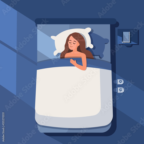 sleeping woman