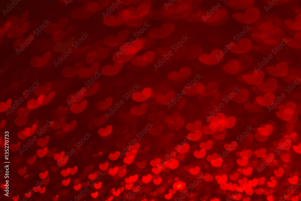 Hearts Bokeh Background ./ Valentine's day background Hearts Bokeh Background ./ Valentine's day background