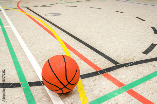 Basketball Turnhalle Linien photo