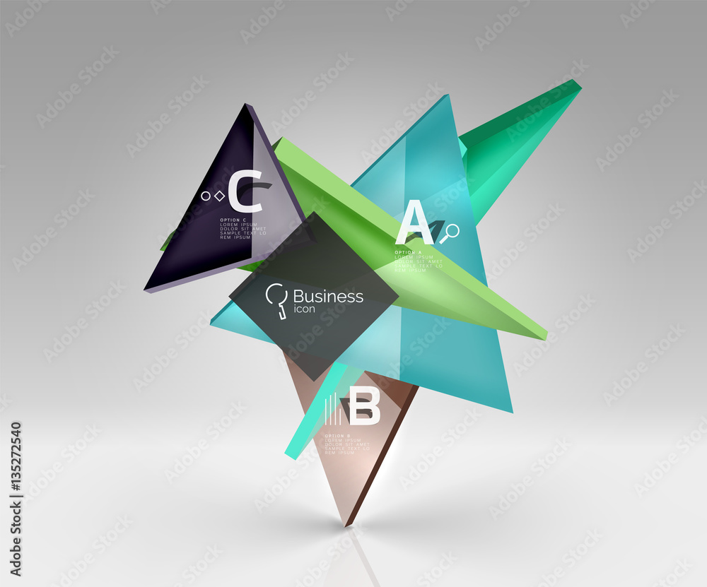 Vector 3d triangle abstract background Vector 3d triangle abstract background