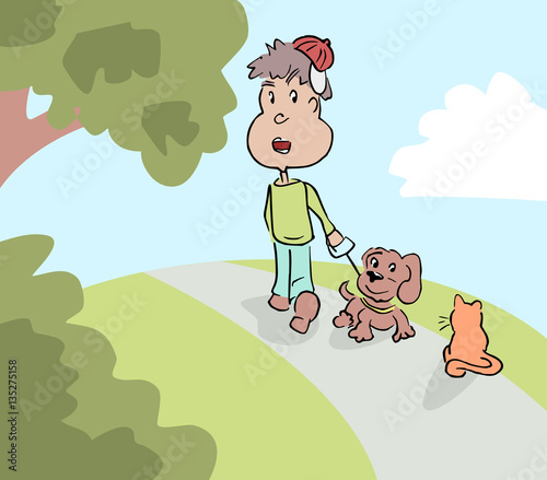 Hond en kat