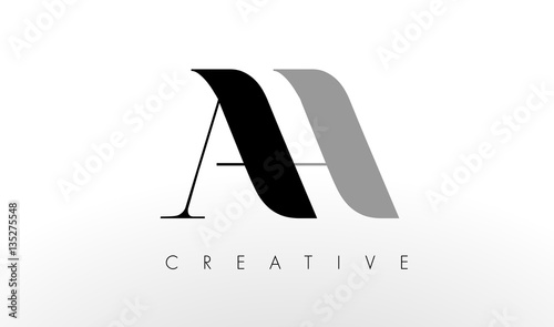 A H Letter Logo Design. Creative AH Letters Icon